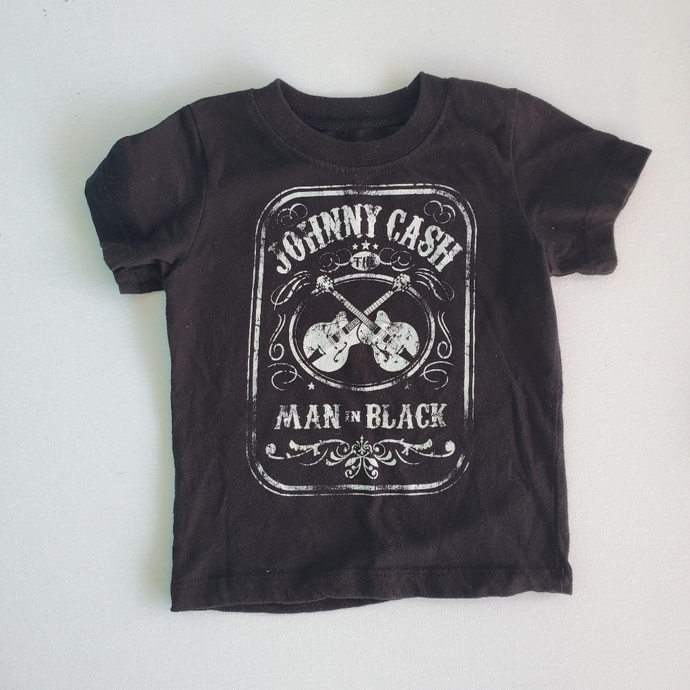 Johnny Cash 18M Men in Black shirt